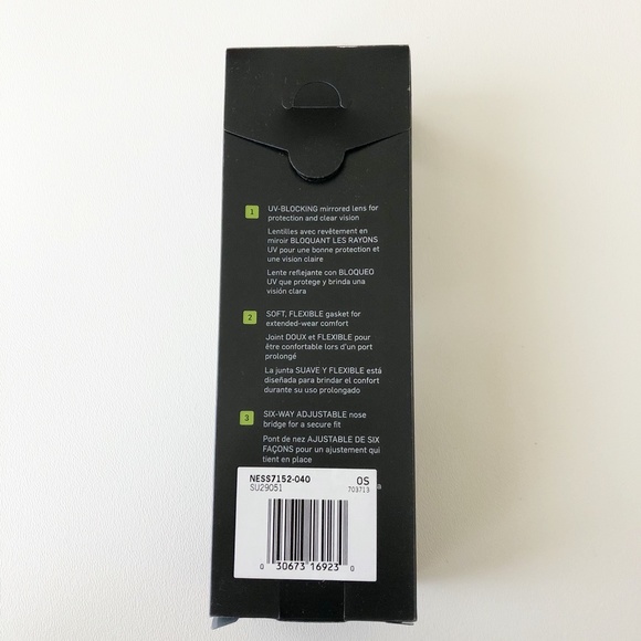 NIB Nike Chrome Mirrored Training Goggle Blue - Picture 3 of 10